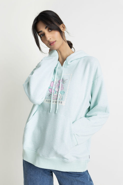 The Oversized Floral Hoodie